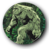 Green Swamp Bigfoot - One Inch Pinback Button