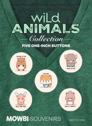 Park Animals Button Collection #4