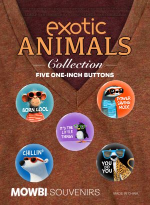 Zoo Animals Button Collection #5
