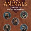 Zoo Animals Button Collection #6