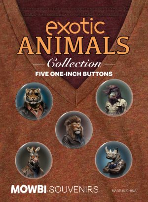 Zoo Animals Button Collection #6