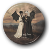 Clara & Sara Dark Fairies - One Inch Pinback Button