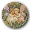 Flower Fairy Friends - One Inch Pinback Button