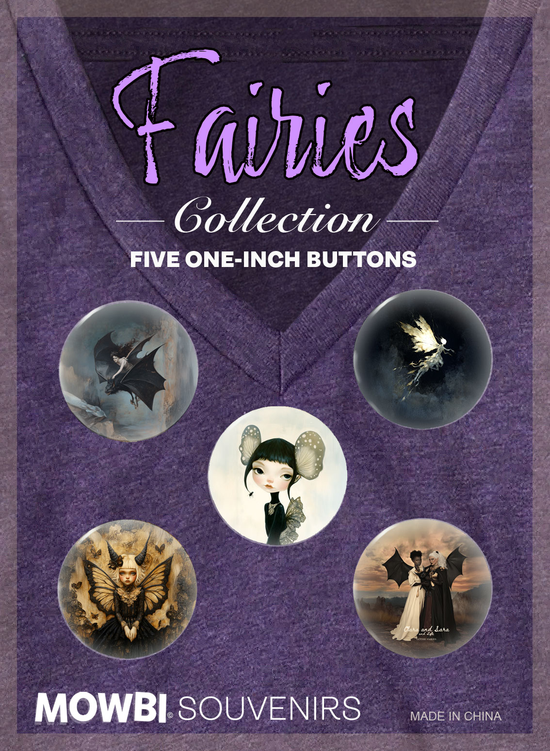 Fairies Button Collection #3