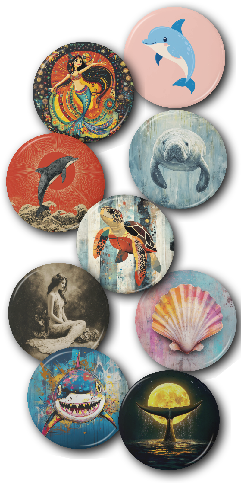 Group-Ocean Ocean Life Buttons