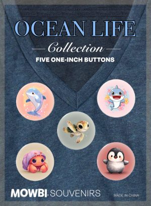 Ocean Life Button Collection #3