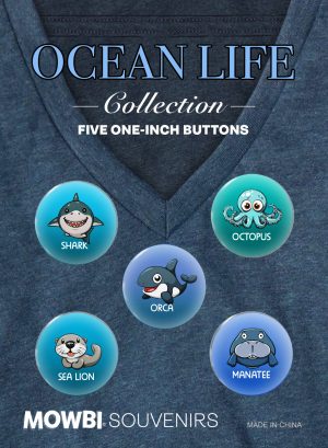 Ocean Life Button Collection #4