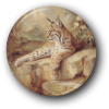 Vintage Bobcat - One Inch Pinback Button