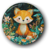 Baby Fox - One Inch Pinback Button