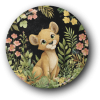 Baby Mountain Lion - One Inch Pinback Button
