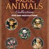 Zoo Animals Button Collection #4