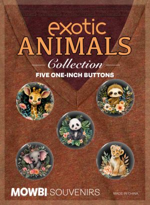 Zoo Animals Button Collection #4