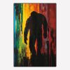 Abstract Bigfoot Magnet