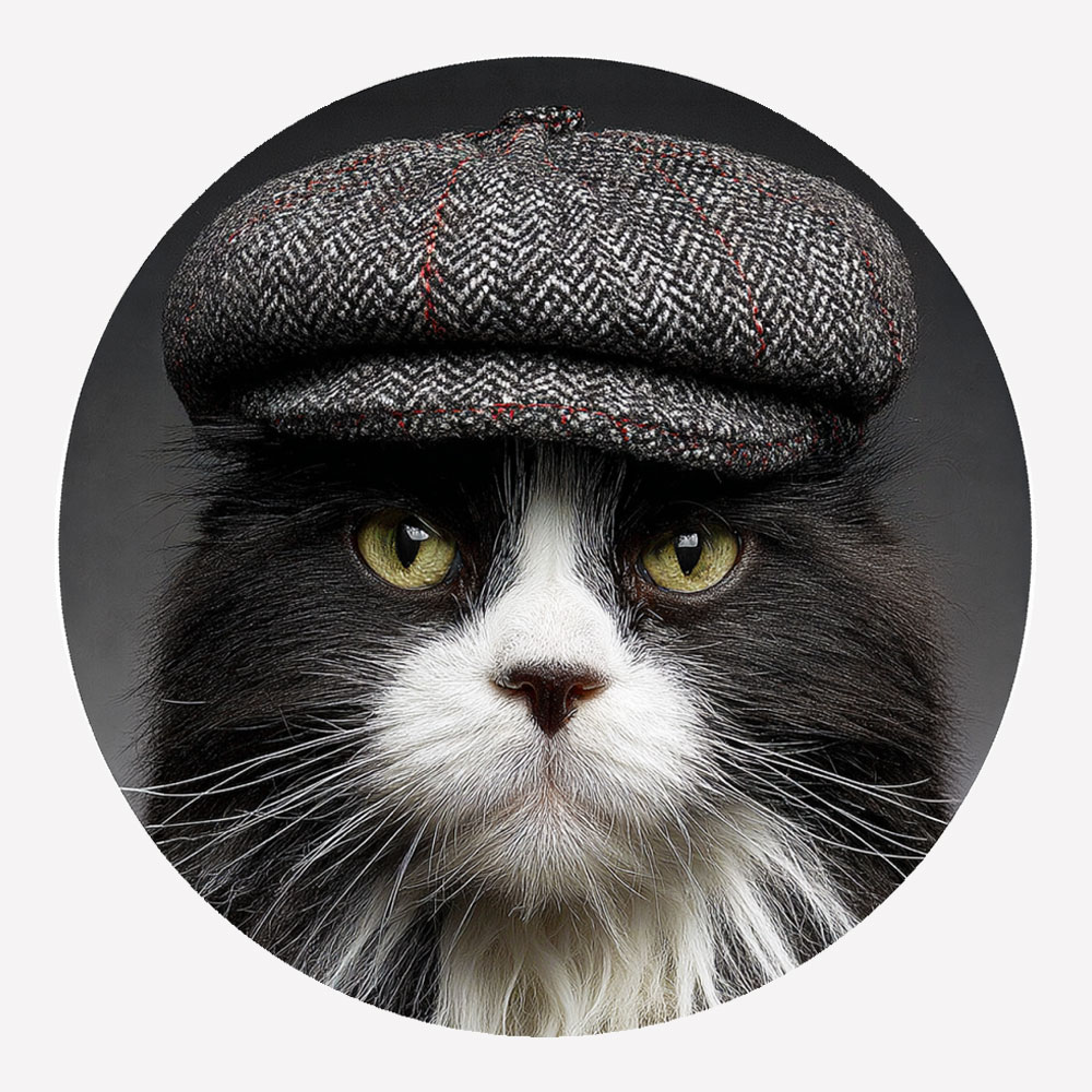 Boston Bob – Cats in Hats Magnet