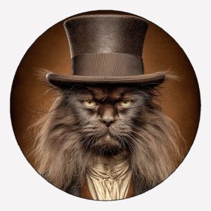 Smoky from Detroit – Cats in Hats Magnet