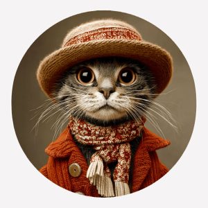 Janet – Cats in Hats Magnet
