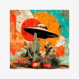 Flying Saucer Outside of Tucson Magnet